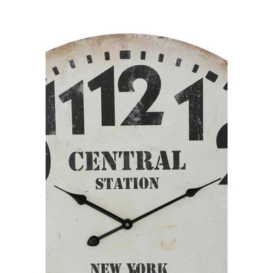Orsina Crawley Vintage Wall Clock – 16-Inch Antique Roman Numeral Dial