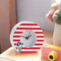 Orsina Pirate Table Clock – Nautical Kids Desk Timepiece with Quartz