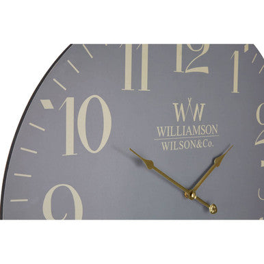 Orsina Destini Classic Grey Wall Clock – Large Minimalist Timepiece