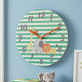 Orsina Kids Safari Wall Clock – Educational Jungle Theme Time Teacher