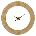 Orsina Yaxi Wall Clock – Roman Numeral White Face with Metallic Frame
