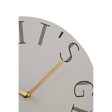 Gin Wall Clock by Orsina – Novelty Spirit Themed Bar Decor Timepiece