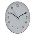 Orsina Elko Oval Wall Clock – Copper Finish Metallic Timepiece