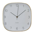 Orsina Elko Square Gold Wall Clock – Luxury Geometric Metallic Finish