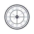 Orsina Vitus Skeletal Wall Clock | Oversized Black Roman Numeral
