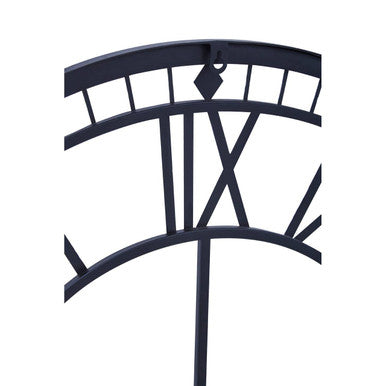 Orsina Vitus Skeletal Wall Clock | Oversized Black Roman Numeral