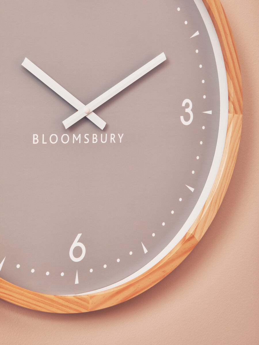 Orsina Vitus Grey Wall Clock – Modern Round Minimalist Timepiece