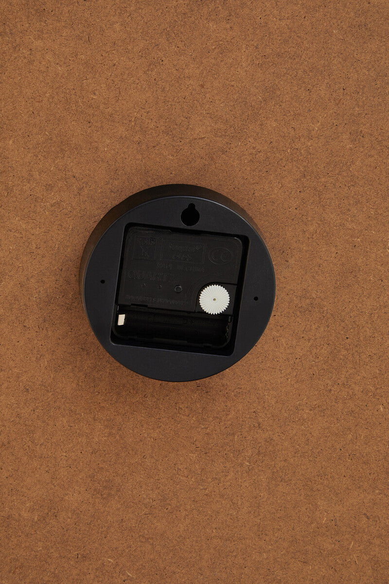 Orsina Vitus Grey Wall Clock – Modern Round Minimalist Timepiece