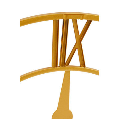 Orsina Vitus Wall Clock – Gold and Silver Vintage Metallic Decor
