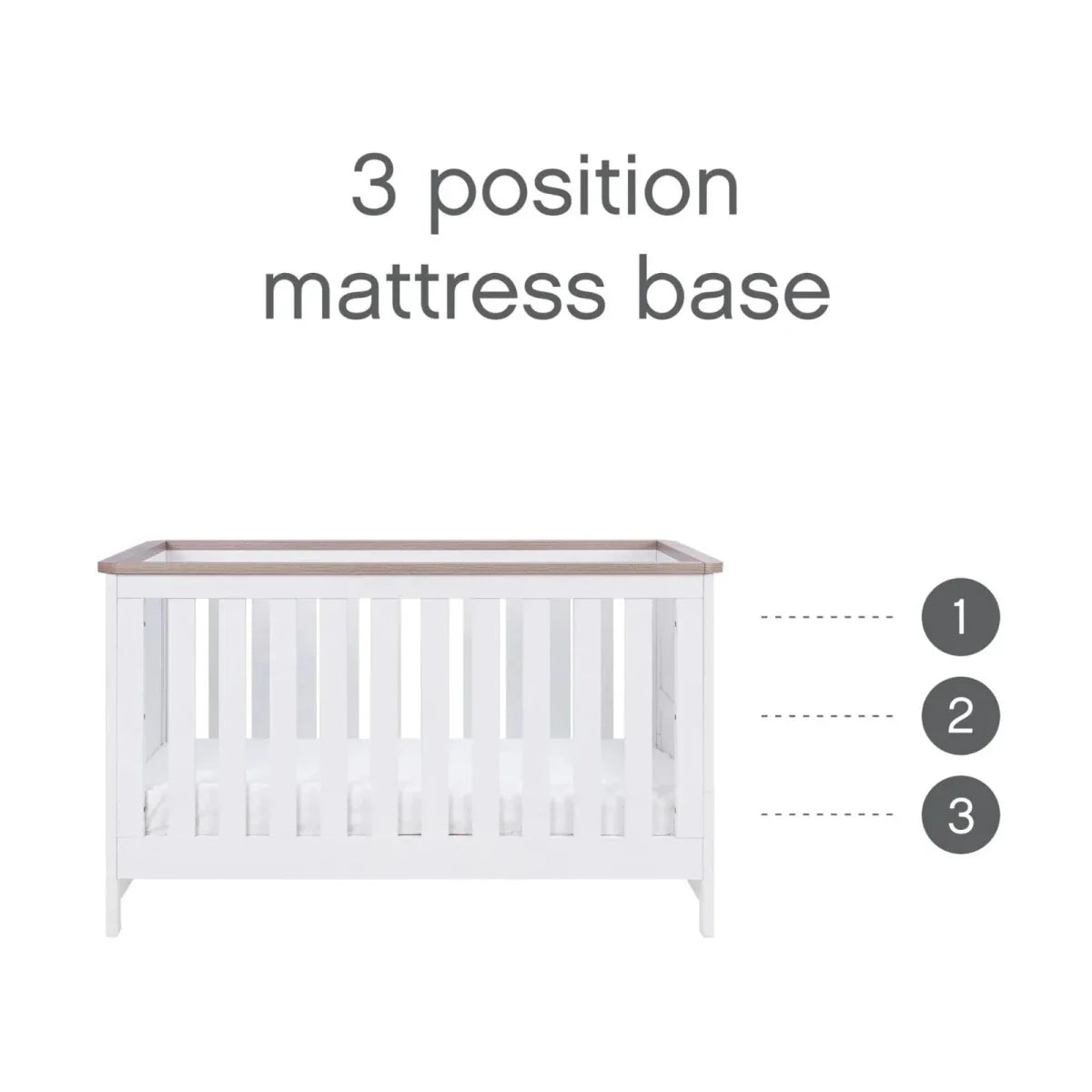 Tutti Bambini Verona 2 pcs Room Set - White/Oak