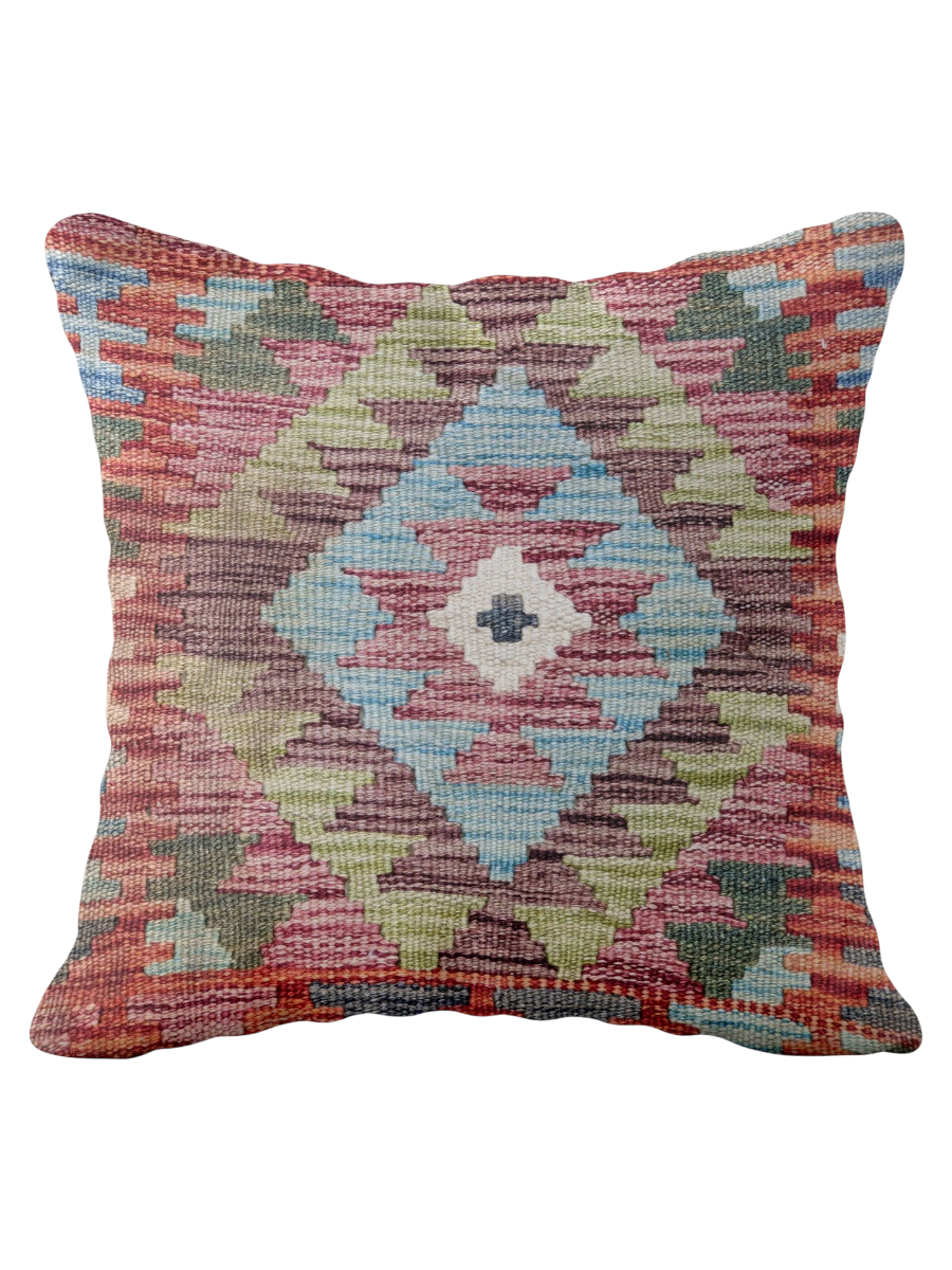 Afghan Kilim Cushion Cover - 45 x 45 cm