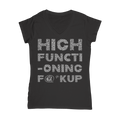 Gothic Attitude V-Neck T-Shirt – 100% Cotton Fitted Silhouette