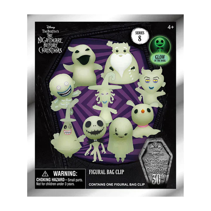Nightmare Before Christmas Series 8 Glow 3D Foam Keychain by Snaps
