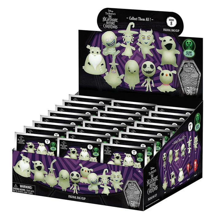 Nightmare Before Christmas Series 8 Glow 3D Foam Keychain by Snaps