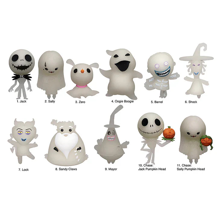 Nightmare Before Christmas Series 8 Glow 3D Foam Keychain by Snaps