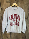 Vintage Russell Athletic Grey  College Jumper Sweater Sweatshirt Men’s Large