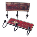 Orsina Jaxen Cafe Design 3-Hook Wall Hanger | Kitchen & Entryway Rack