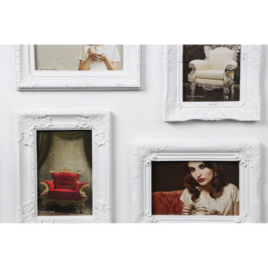 Orsina Maren White Multi Photo Frame – 4 Opening Modern Collage Display