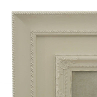 Orsina Maren Multi Photo Frame – 4 Window Cream Plastic Collage