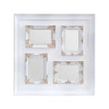Orsina Maren Vintage White & Gold Multi Photo Frame – 4 Openings