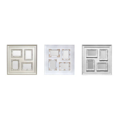 Orsina Maren Vintage White & Gold Multi Photo Frame – 4 Openings
