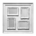 Orsina Maren Vintage Silver 4-Opening Collage Photo Picture Frame
