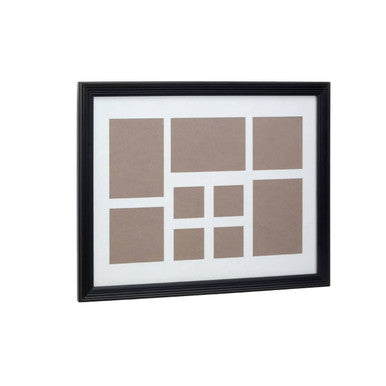 Orsina Maren Black 9 Multi Photo Frame – Modern Collage Wall Decor