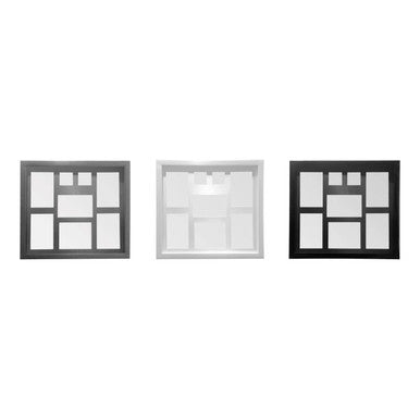 Orsina Maren White 8-Opening Multi Photo Frame | Gallery Wall Decor