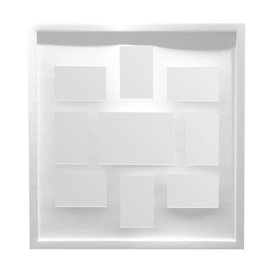 Orsina Maren White 9-Opening Multi Photo Collage Wall Frame