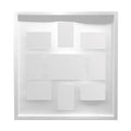 Orsina Maren White 9-Opening Multi Photo Collage Wall Frame