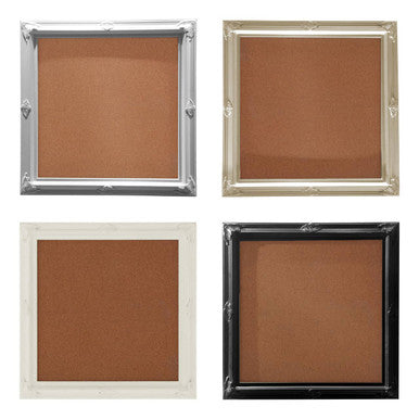 Orsina Maren Cream Frame Memo Board – Traditional Wall Pin Organizer