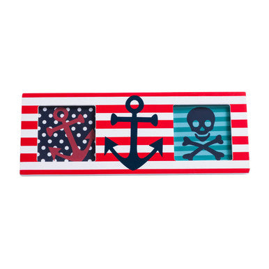 Orsina Pirate Multi-Photo Frame – Nautical Kids Collage Photo Display