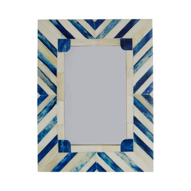 Orsina Bowerbird 4x6 Chevron Photo Frame – Modern Geometric Decor