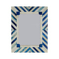 Orsina Bowerbird 5x7 Chevron Photo Frame – Modern Geometric Tabletop