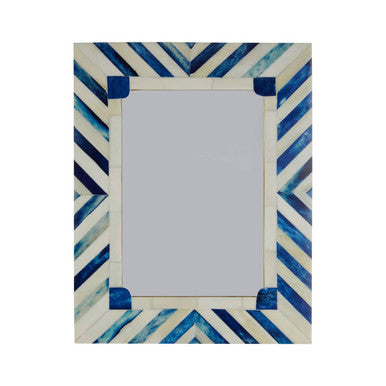 Orsina Bowerbird 5x7 Chevron Photo Frame – Modern Geometric Tabletop