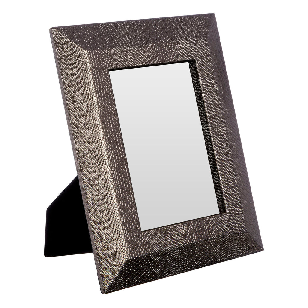 Orsina Pacific Small Photo Frame | Faux Snake Skin Effect Decor