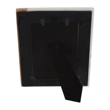 Orsina Sena Large Photo Frame – Marble and Mango Wood Tabletop Decor