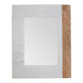 Orsina Sena Large Photo Frame – Marble and Mango Wood Tabletop Decor