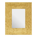 Orsina Bowerbird Gold Disc Photo Frame – 5x7 Metallic Tabletop Decor