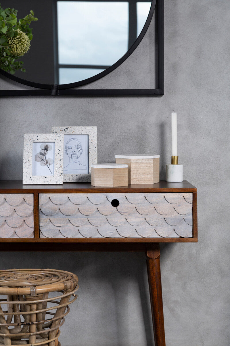 Orsina Mimo Large Terrazzo Photo Frame | Modern 5x7 Tabletop Decor