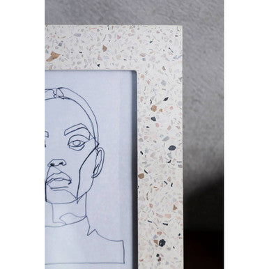 Orsina Mimo Large Terrazzo Photo Frame | Modern 5x7 Tabletop Decor