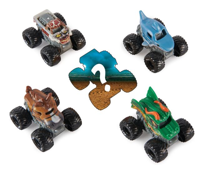 Monster Jam Minis 5-Pack – 1:87 Scale Diecast Mini Monster Trucks