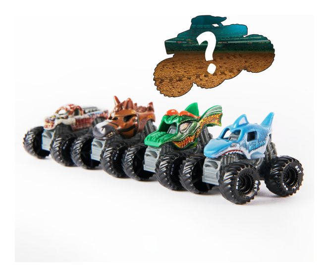 Monster Jam Minis 5-Pack – 1:87 Scale Diecast Mini Monster Trucks