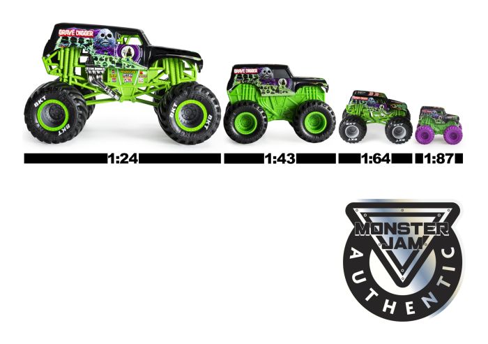 Monster Jam Minis 5-Pack – 1:87 Scale Diecast Mini Monster Trucks
