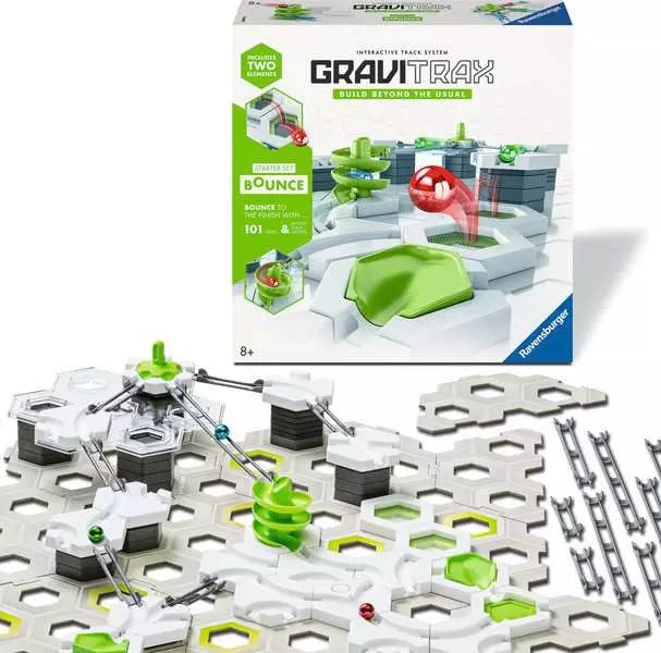 Ravensburger GraviTrax Starter-Set Bounce | 101-Piece Marble Run Set