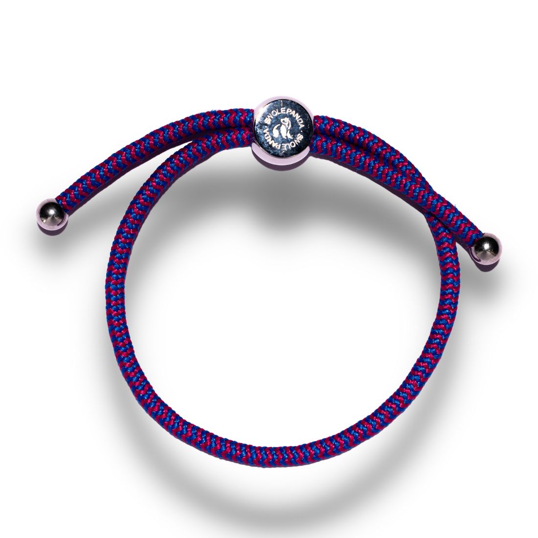 Swole Panda Recycled Rope Bracelet – Blue & Pink Zigzag – Unisex