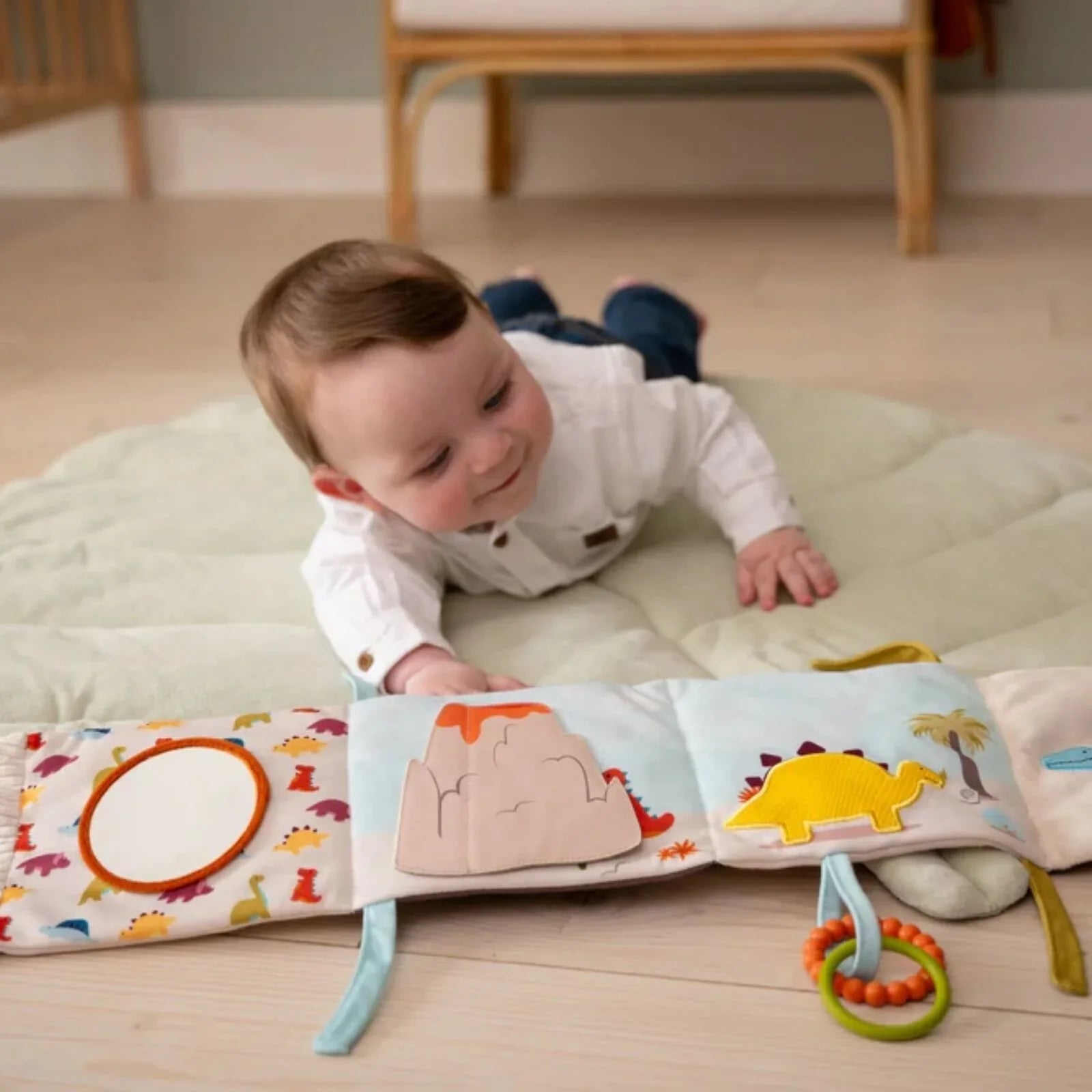 Little Big Friends Soft Activity Book 2-in-1 - Dino