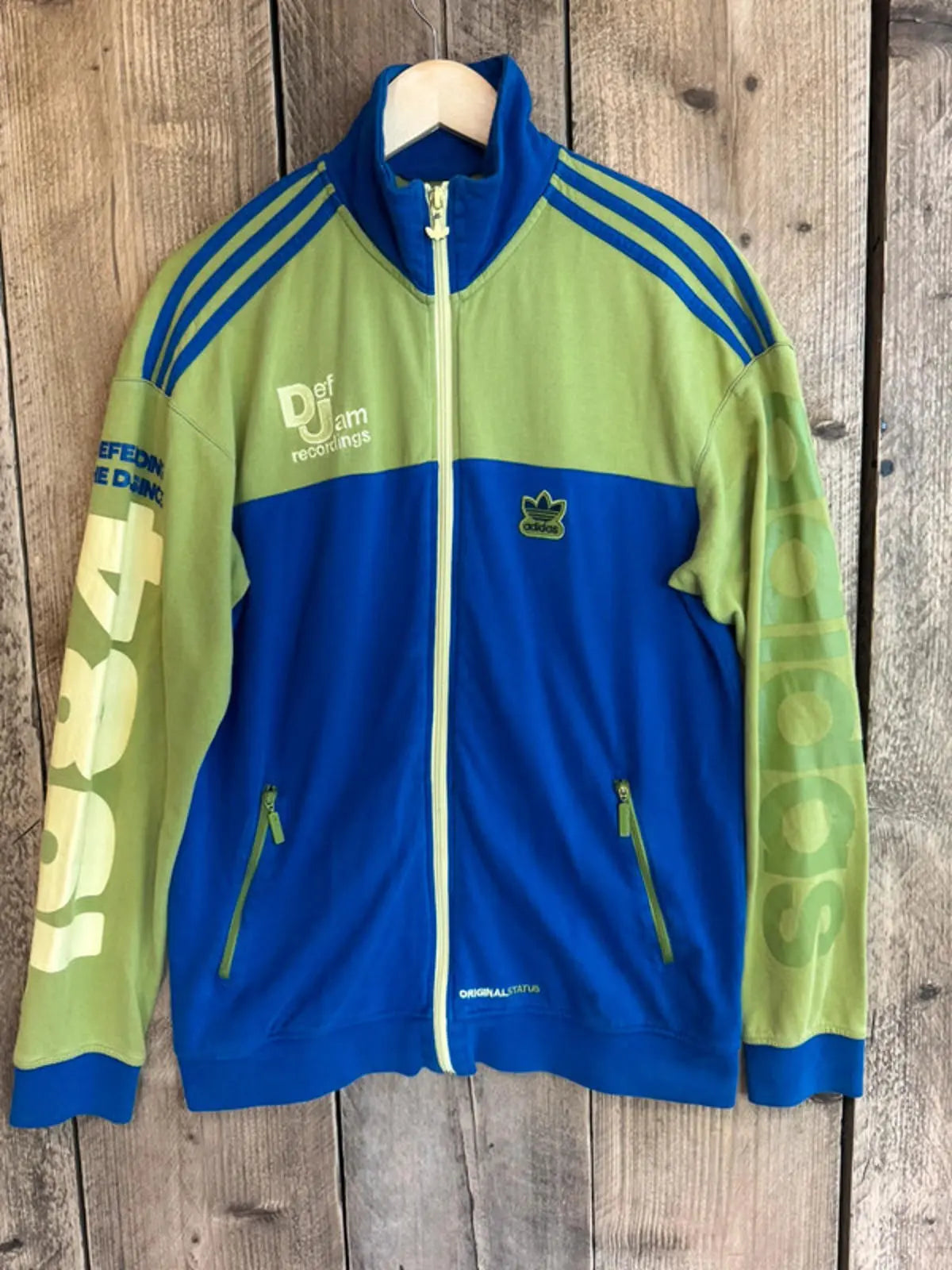 Vintage Adidas Originals Retro Def Jam Recordings Tracksuit Top Medium