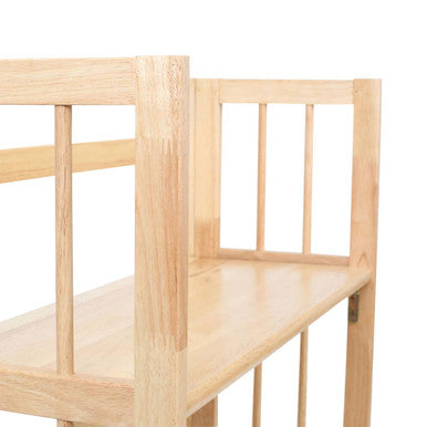 Orsina Heva 3-Tier Foldable Hevea Wood Stackable Shelf Unit