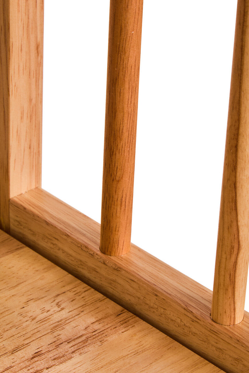 Orsina Heva 3-Tier Foldable Hevea Wood Stackable Shelf Unit